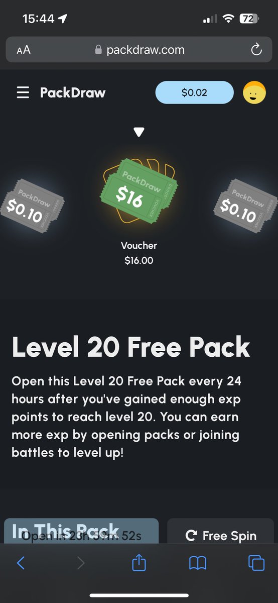 Ty lvl 20 freepack on @PackDraw