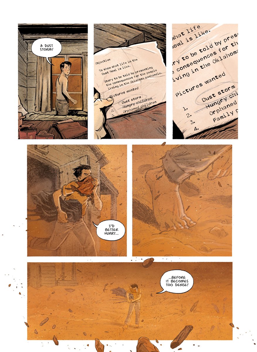SelfMadeHero's tweet photo. "An international hit garnering many honours and accolades, #DaysofSand is staggering beautiful, distressingly unforgettable and never more timely." - Comics Review
Aimée de Jongh's Eisener-nominated #DaysofSand is turning 3 this year, so expect to see more of it soon! https://t.co/MYUeT7yVM6