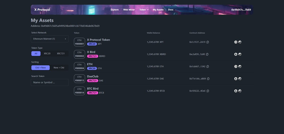 xpro_to's tweet photo. The https://t.co/edlR8iw2IF platform will soon be updated to display your XRC assets. https://t.co/FRHdRSV6f3