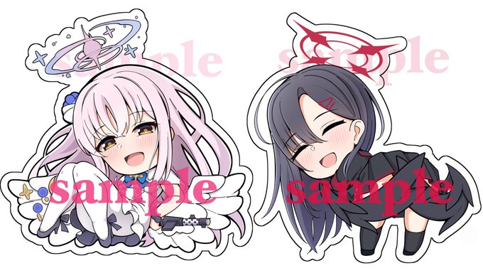 今月のブルアカオンリーでアクスタ2種頒布するよ