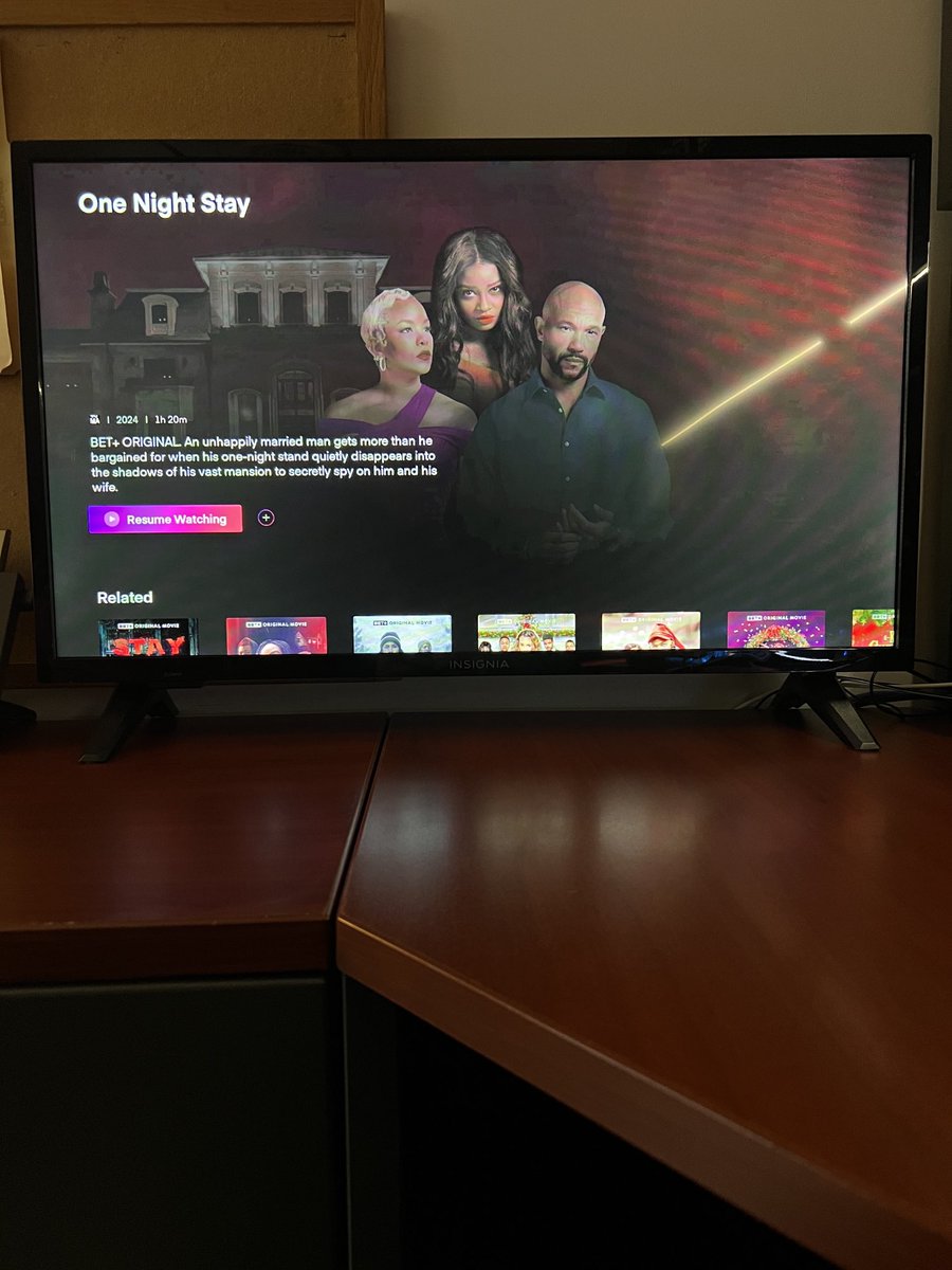 CIF_Filmworks's tweet photo. Ladies and Gentlemen, it has begun! “One Night Stay” is now streaming on BET+. I’ve watched it twice already!!! Love it!  Thanks and please enjoy the film.

 #ONS
 #BET+ 
#FILMLIFE https://t.co/bpNmkdZXyB