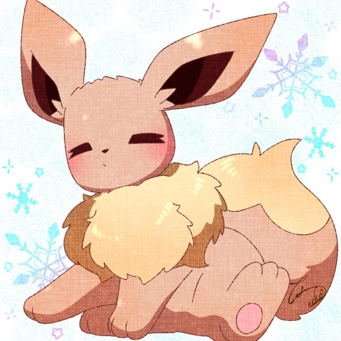 「eevee sitting」Fan Art(Latest)