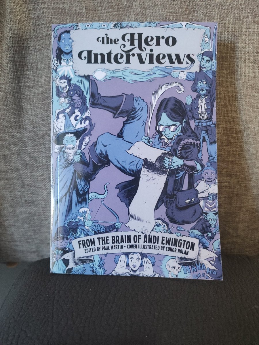 SusysCozyWorld's tweet photo. It's finally here!! The Hero Interviews is MINE!!! (I know, I suck as a photographer but who cares?? The book is a real beauty!!)
#happybookworm #TheHeroInterviews https://t.co/GiEDO2bzPH