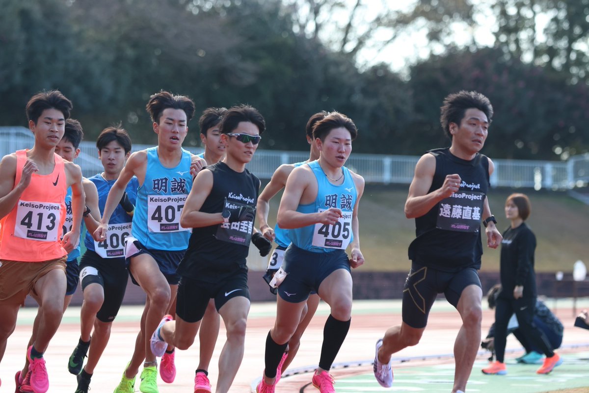 running_smash's tweet photo. 第2回 #KeisoProject 参加してきました‼︎🗻
山梨学院大学時代に箱根駅伝を走り、先日のBeyond2023でも3位に入った渡邊晶紀選手が発起人となったタイムトライアルイベントです🏃
小学生〜高校生に加え市民ランナーも多数参加。
更にはトラック初心者にも参加しやすいように配慮がされていました😌(続 https://t.co/sq6bowKZqo