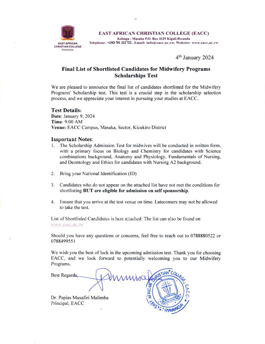 East African Christian College tweet media