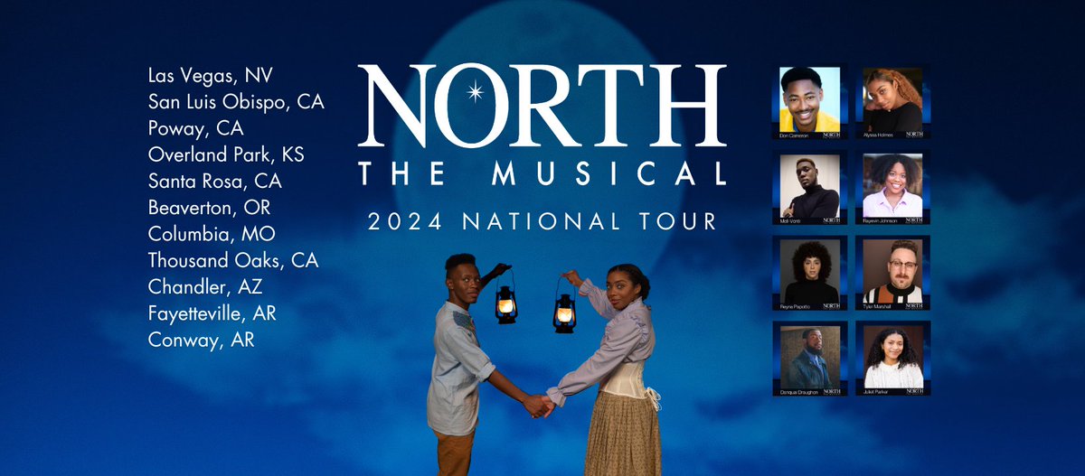 My new work, North: The Musical, is going on its first National Tour! Check out the dates and join us in a city near you!
norththemusical.com/tickets