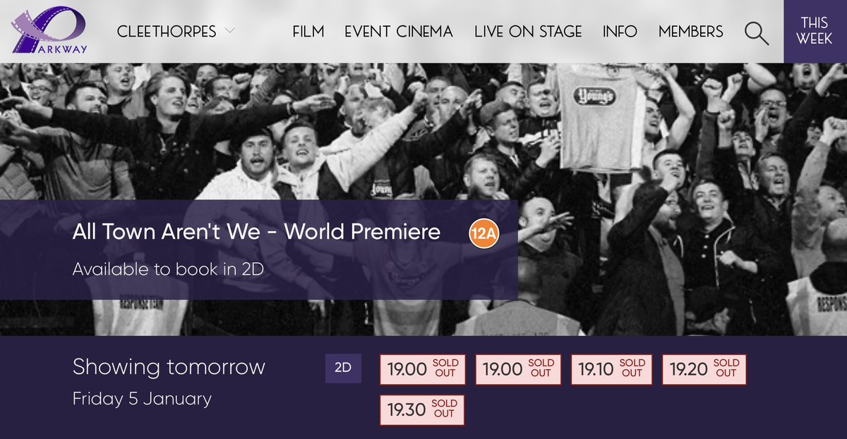 Giles Alderson (@gilesalderson) on Twitter photo Wohooo!! We’ve only gone and sold out FIVE screens for our world premiere of #AllTownArentWe tomorrow night!  #packtheparkway #utm Wohooo!! We’ve only gone and sold out FIVE screens for our world premiere of #AllTownArentWe tomorrow night!  #packtheparkway #utm