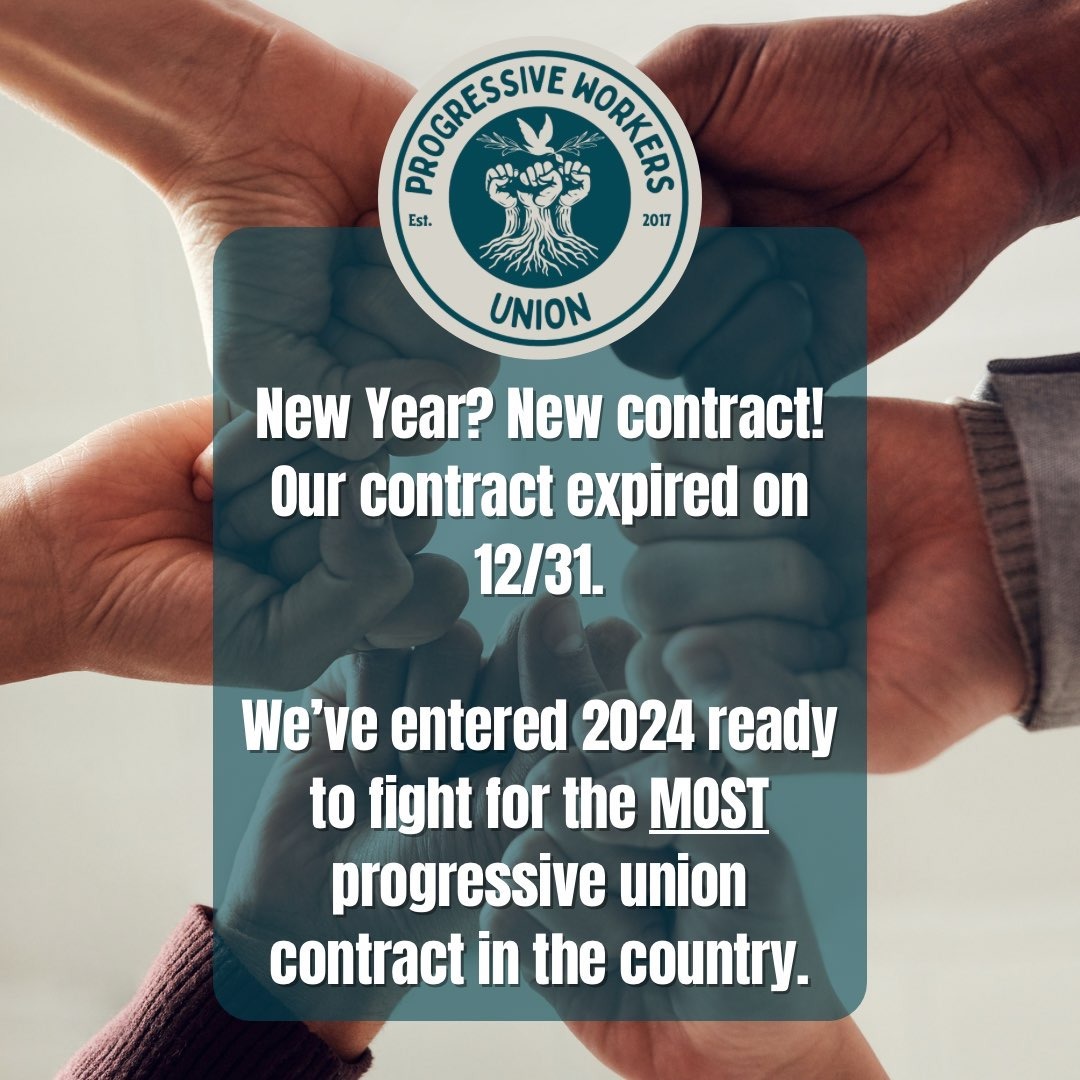 PWUnion1's tweet image. Update from the @SierraClub bargaining table: 

Management refused proposals to extend the current contract, allowing it to expire on January 1, 2024. We are standing strong, and will not be bullied into allowing management to gut worker protections and reduce pay and benefits.