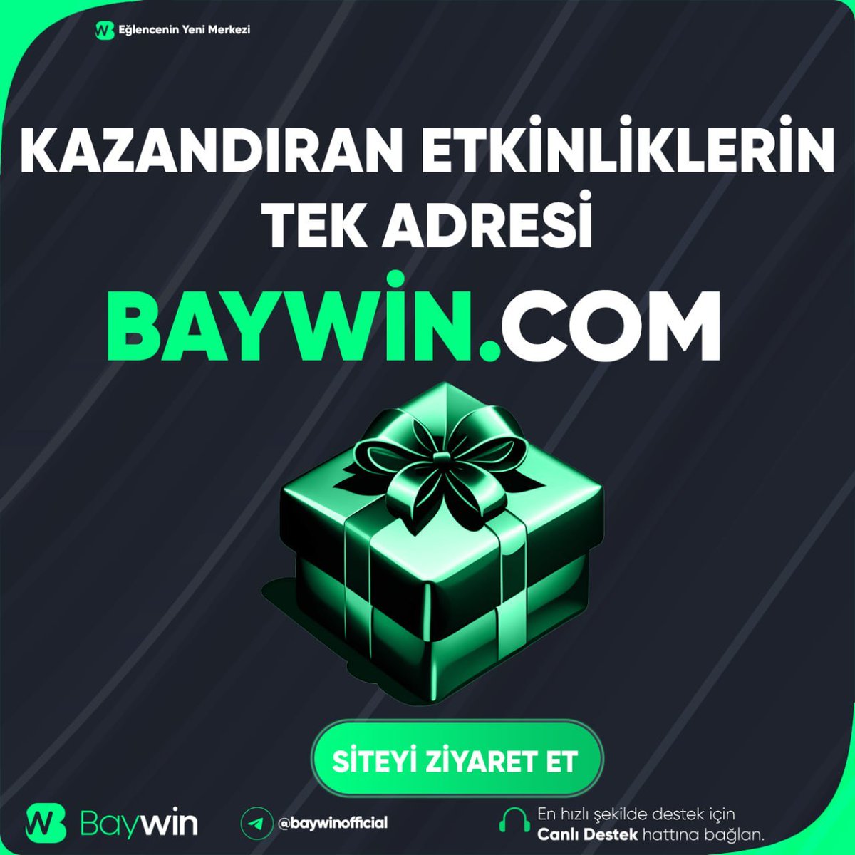 Baywin1Gir's tweet photo. #Baywin 
   
NAKİT  YAĞMURUNA HAZIR MIYIZ ?

TÜM ALANLARDA GEÇERLİ 5000₺ NAKİT HEDİYE ! 

ETKİNLİK KODUMUZ SAAT 21:00'DA DİREKT PAYLAŞILACAKTIR 

Detaylı Bilgi ve Giriş İçin : https://t.co/SKEEtjKUPg https://t.co/6DufOFBAqx