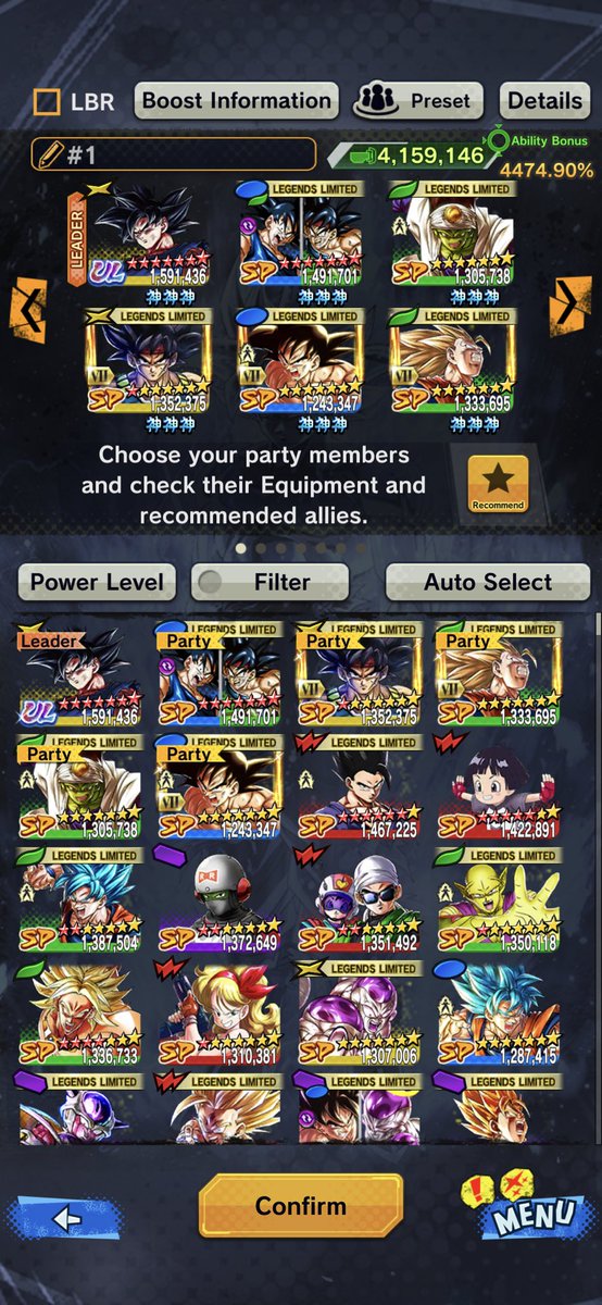 Apollohmm's tweet photo. @OzaruStones schade dass du Bardock/Goku nicht hast, dieses Team ist einfach ein cheat code 😂 https://t.co/Up26LLGw3w