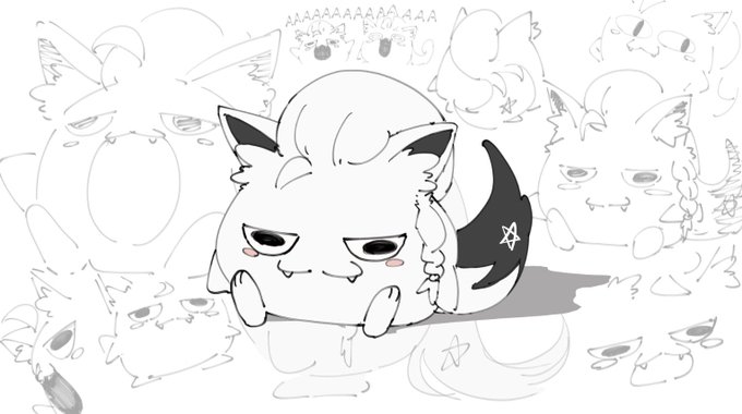SCREAM FOX 
#絵フブキ 
#こんこんこよーて 