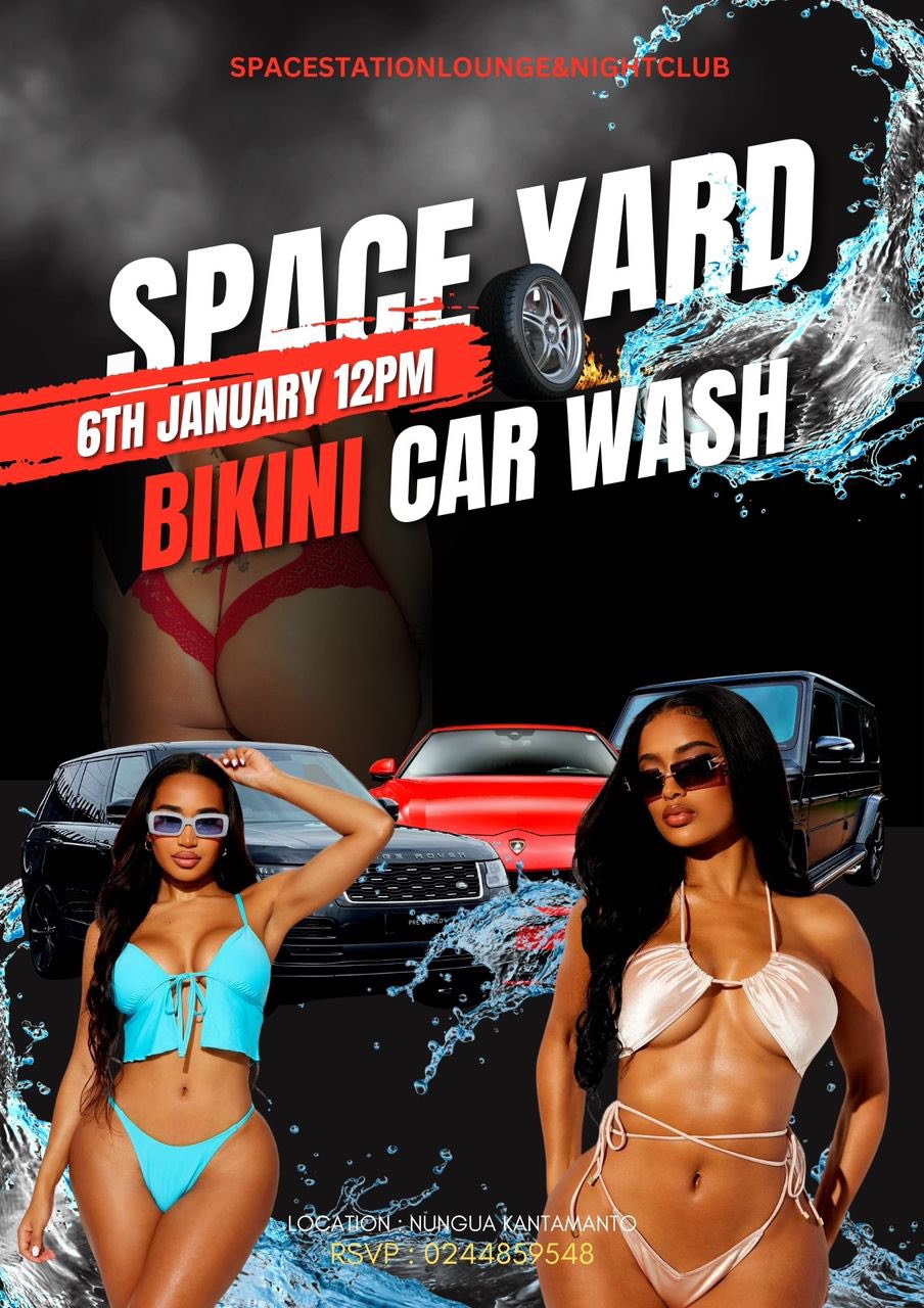 Verlar💅🏾 on X: Are you ready for Space yard bikini car wash?👏🔥🔥.. 6th  January we move #SpaceYardbikinicarwash  / X