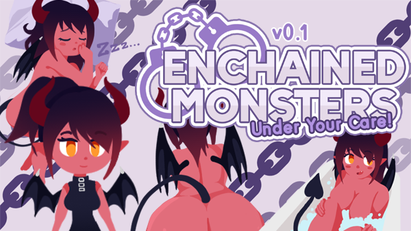 thistudiogames's tweet photo. Enchained Monsters v0.1 is now available to download on PC and MacOS, and it can still be played online on Newgrounds! #gamedev #nsfw You can find the links on our Patreon: https://t.co/PwMSgD4Dix https://t.co/4kzFIjgUxf