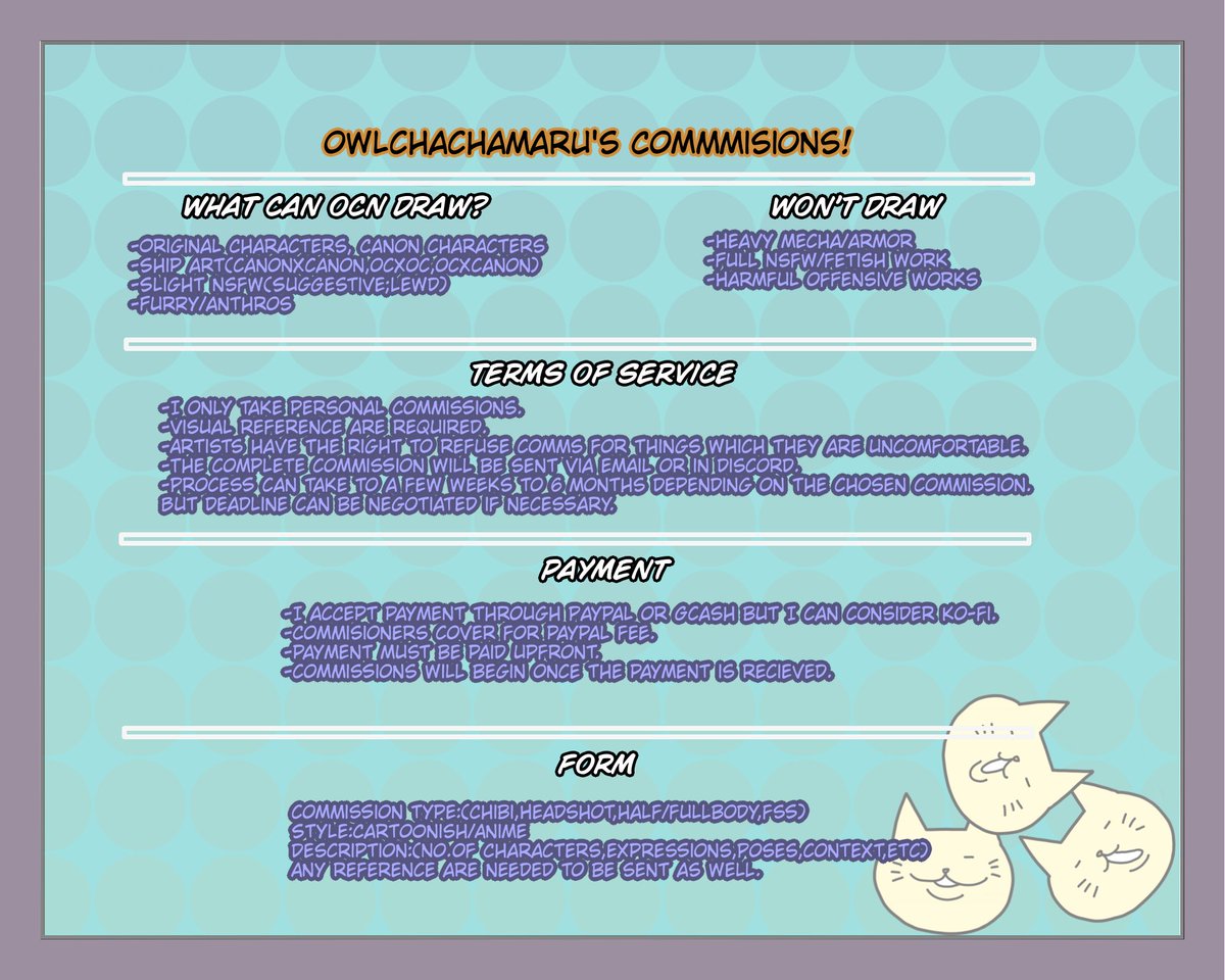 owlchachanoobs's tweet photo. Slots are Open for Commissions! 
(Retweets are appreciated)

https://t.co/CHI3O83Zua
If you're interested, You can dm or email me! 
#commissionsopen #commissionsopen #anime #HazbinHotel #cartoonart #digitalart #HelluvaBoss https://t.co/0oZRdMugcj