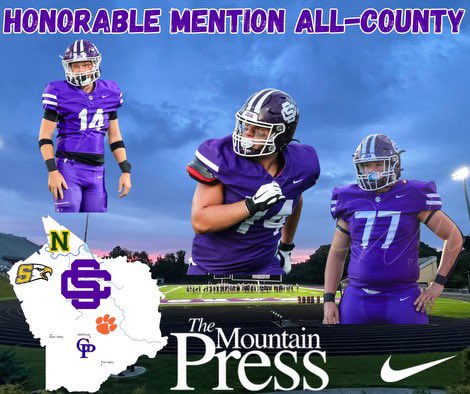 The Smoky Bears were well represented on this year’s All-County Team. #JDIR