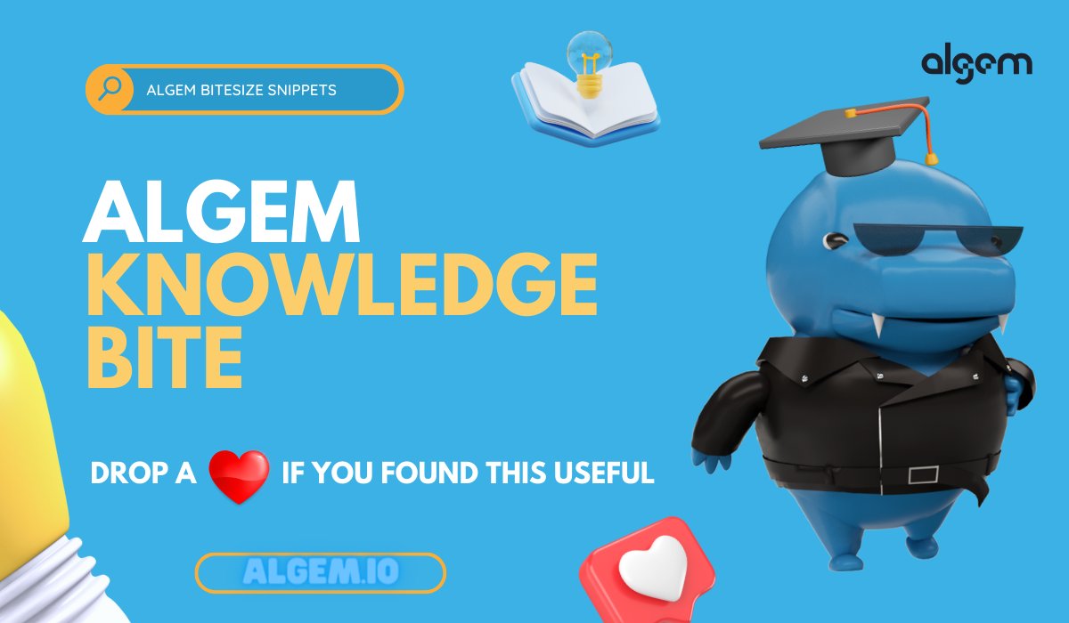 Algem_io's tweet photo. RPC Nodes - Learn more now,

In this Knowledge Bite from Algem!

What is an RPC Node you ask? 💭
• They allow communication with a Blockchain network.

• Essentially, RPC nodes query information and then initiate and carry out these requested information transactions. https://t.co/1ScttEMhHw