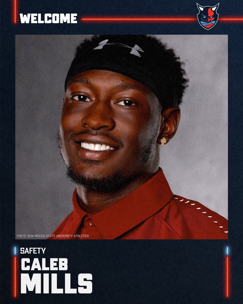 A hard hitting ballhawk with NFL experience 💥🦅 Welcome DB Caleb Mills to the 040. #TurningTheTides