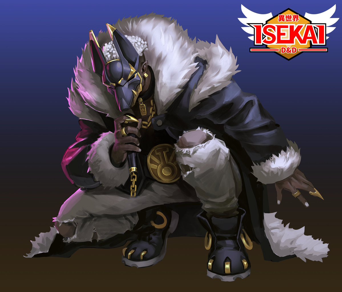 kaerruu's tweet photo. [Isekai D&amp;D] The Hound. https://t.co/8tzwYUwUOE