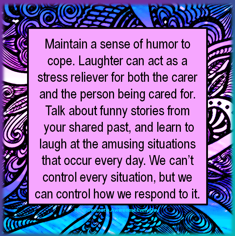 Please re-Tweet to raise awareness: There is nothing funny about #dementia, but people with these conditions and their loved ones who are #caregiving often find #humor can help keep their relationships from becoming purely task-oriented and all about the disease.

#Alzheimers