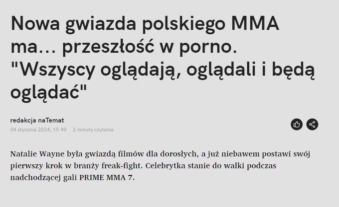 halo!!!! @natematpl czemu piszecie o mnie jakbym skonczyla kariere w filmach dla doroslych? Mega reaserch<a class="tags" target="_blank" title="On Twitter" href="/?out=eyJ0eXAiOiJKV1QiLCJhbGciOiJIUzUxMiJ9.eyJpYXQiOjE3MjA2MDM3OTAsImlzcyI6InR3cG9ybnN0YXJzLmNvbSIsIm5iZiI6MTcyMDYwMzc5MCwiZXhwIjoxNzUyMTM5NzkwLCJyZWRpcmVjdF91cmwiOiJodHRwczovL3R3aXR0ZXIuY29tL25hdGVtYXRwbCJ9.no6HUdwoH-pJ2KviD4AzgpCLtuCR47-ia3-fhO60wlDk2vTfgnb0JDD2itLCxbjTvbQQTN3YOgoDv_FImk7bOA">@natematpl</a><a href="/tag/aferki"class="tags"><span>#aferki</span></a>