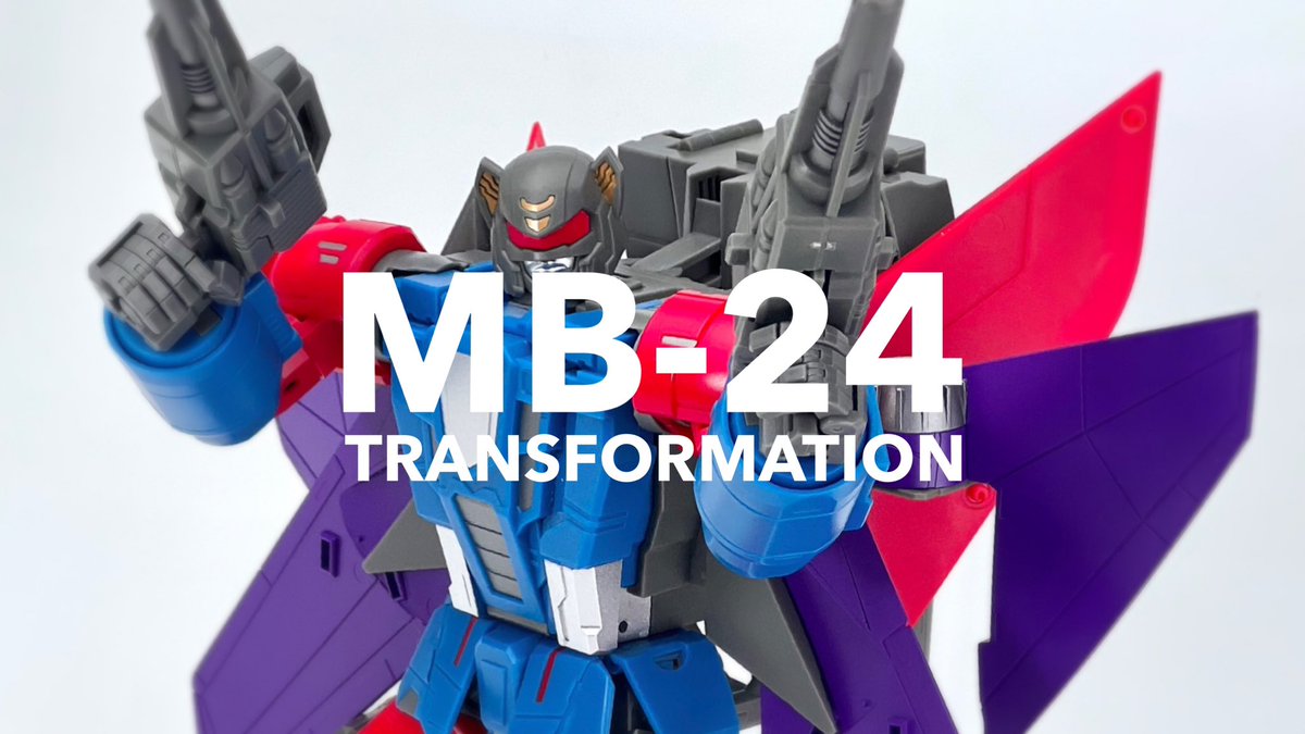 fans_hobby's tweet image. Noted some fans may find the transformation of MB-24 is a bit difficult than past FH items.  So pls check the MB-24 TRANSFORMATION video below for a better understanding. 

youtu.be/fD1gvDmgSDA?si…

#fanshobby #thirdpartytransformers  #masterforce #powermaster