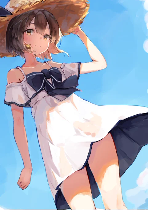 夏のお嬢さん(冬コミ表紙) 