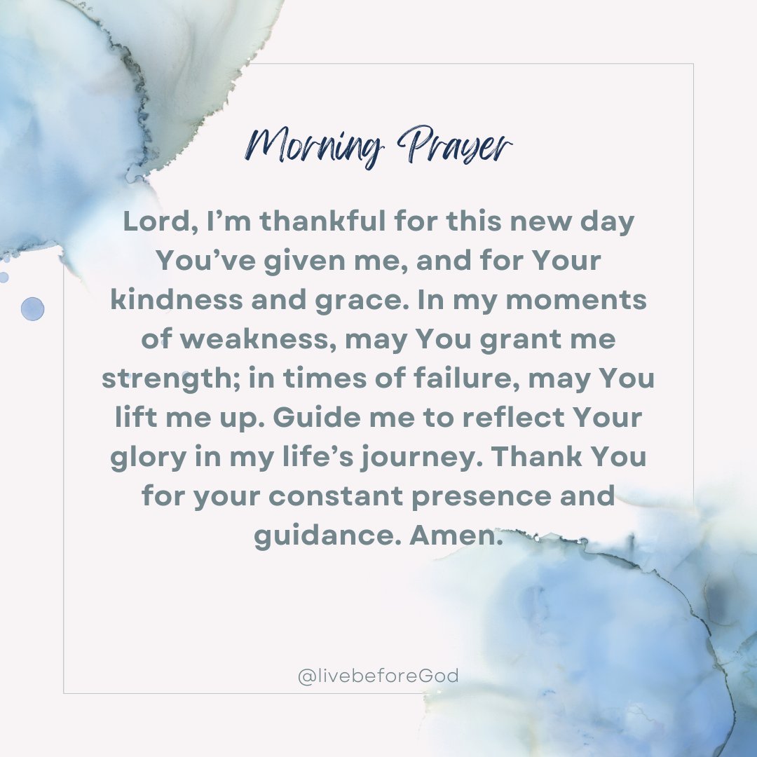 #morningprayer #faith #JesusChrist #ThankfulThursdayMorning