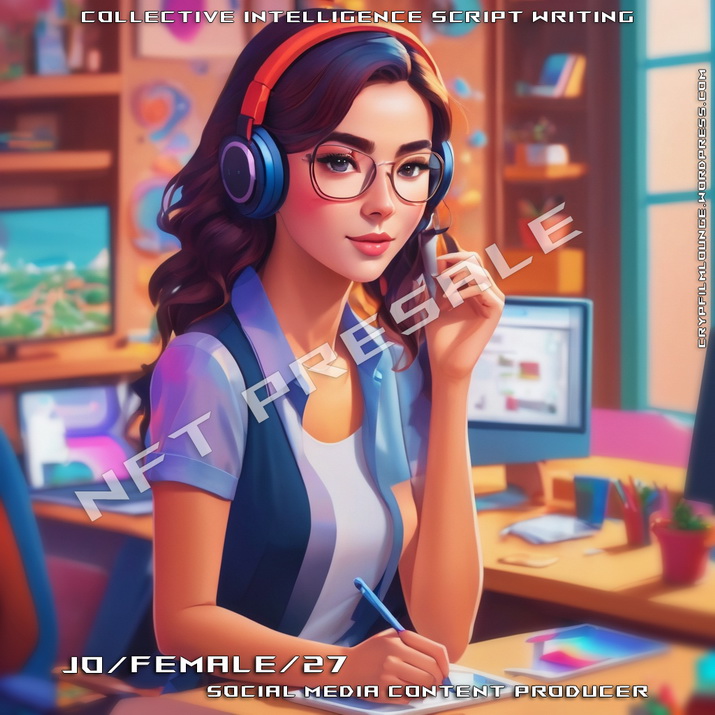 CryptoFilmFest's tweet image. Proposal #002:
Jo/Female/27/Social media content producer
#CISW #CollectiveIntelligenceScriptWriting
crypfilmlounge.wordpress.com/collective-int…