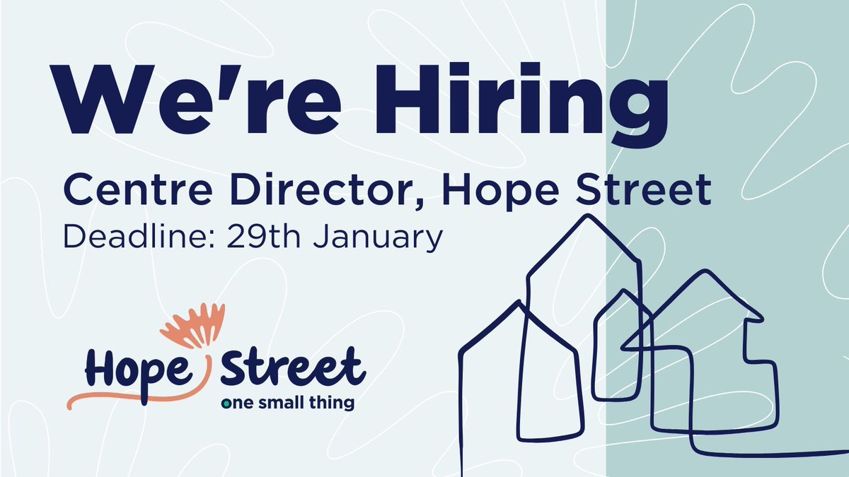 Ready for a new challenge in 2024? As Centre Director at Hope Street, you'll lead our team to bring this exciting new provision to life. If you're passionate about our mission to redesign the #justicesystem for women & children, we want to hear from you!👉buff.ly/48HU1GK