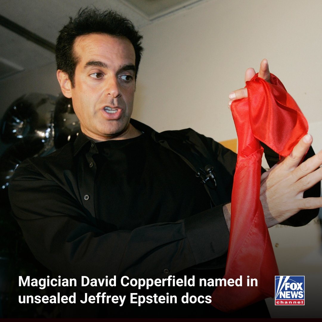 FAMOUS FRIEND: The entertainer allegedly performed magic tricks during a dinner with Epstein and his victims, court docs say. trib.al/OpmxAPP