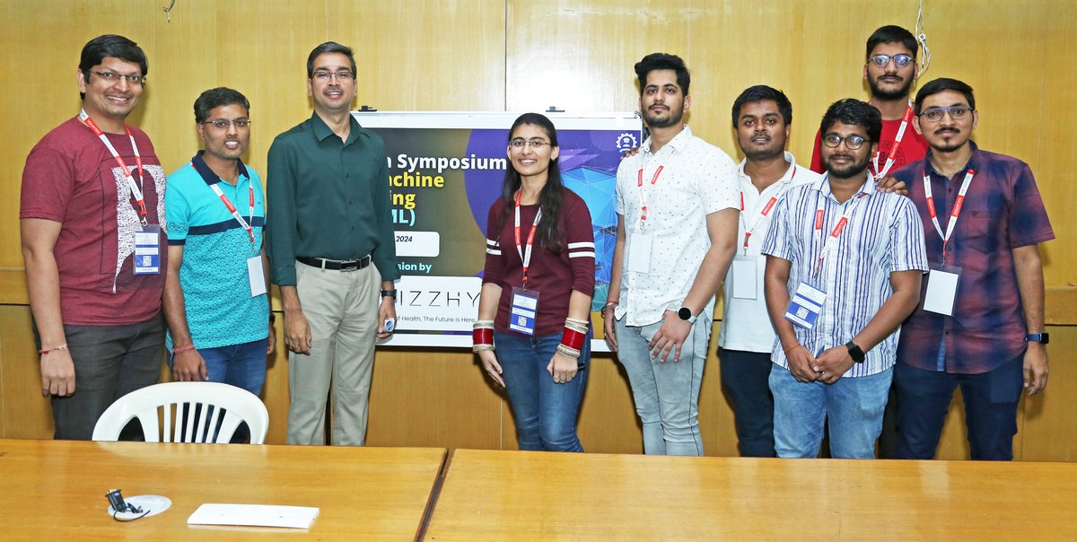 indoml_sym's tweet photo. Finally, the Fourth Indian Symposium on Machine Learning (IndoML) came to an end.
Prof. Biplab Banerjee gave the vote of thanks and announced the Fifth IndoML will be held at the BITS Pilani K K Birla Goa Campus
#aiml
#machinelearning
#indoml
#iitbombay https://t.co/A5da0rspMT
