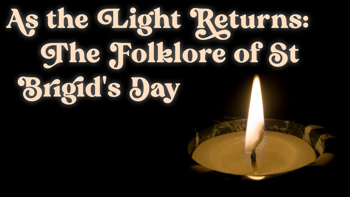 Icy Sedgwick (@icysedgwick) on Twitter photo I'm doing another free online talk with <a href="/CreswellCrags/">Creswell Crags 🦣</a> about St Brigid's Day! We'll explore the folklore, superstitions, legends and practices associated with the day so you're ready for it when it rolls around! eventbrite.co.uk/e/as-the-light… I'm doing another free online talk with <a href="/CreswellCrags/">Creswell Crags 🦣</a> about St Brigid's Day! We'll explore the folklore, superstitions, legends and practices associated with the day so you're ready for it when it rolls around! eventbrite.co.uk/e/as-the-light…