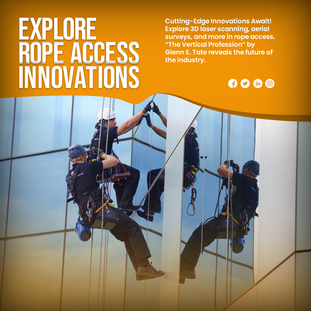 Explore Rope Access Innovations

Get Your Copy Today glennetate.com

#glennetate #RopeAccess #HeightEnthusiasts #CareerAdvancement #RopeTechniques #HighAltitudeWork #IndustrialClimbers #SafelyClimbing #HeightSafetyMeasures #WindTurbineService #AerialCinematography