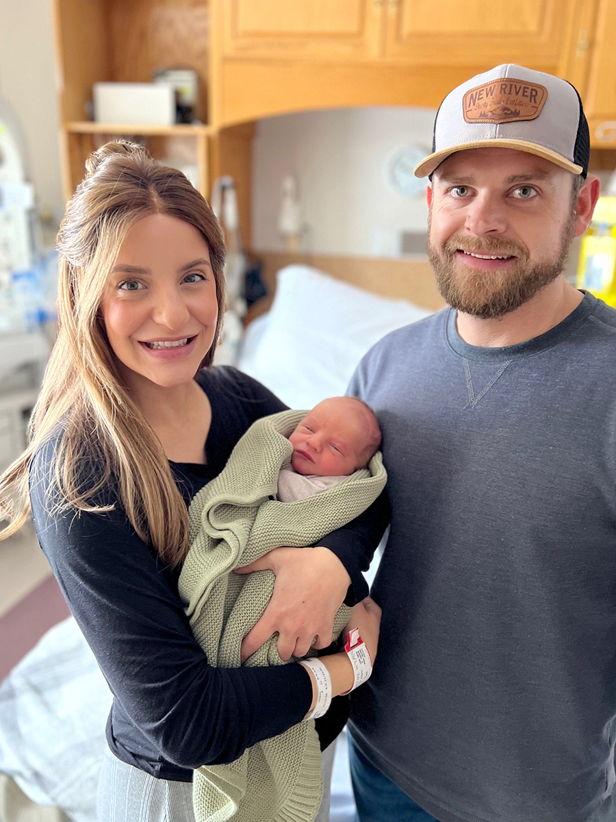 On January 3, 2024 at 1:15am, The Birthplace at Hugh Chatham Health welcomed Miles, the first baby of the new year! Congratulations to this beautiful family! #HughChathamHealth #YourHealthOurPassion #HughChatham