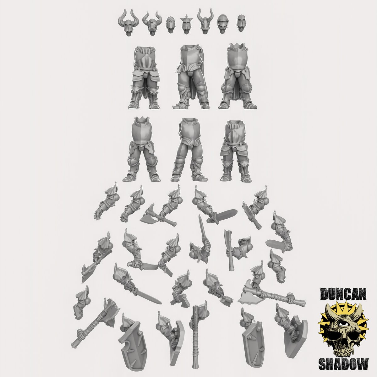 DuncanShadow's tweet image. Chaos Warrior Multipart Kit 
Out now as part of my Tribes and Patreon release 

Also out now is a Possessed kit (also compatible with this kit)

#3dprinting #myminifactory #warhammer