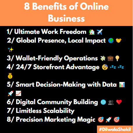 dilwalashakil's tweet photo. 🌐 Thread: Benefits of Online Business!
Ever wondered why online businesses are thriving? 🚀 Let's explore the game-changing benefits that make them a must for entrepreneurs worldwide. 👇 https://t.co/xsaKsQXvIc