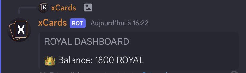 filou_crypto's tweet photo. What a pleasure to receive my royal every month thanks to the @xCards_ project! 
A free token that allows me to buy irl item, nft and/or chips to play poker! 

Come and join us! 

Join the #RoyalProgram and #JoinTheClub https://t.co/tx8gYICzAJ