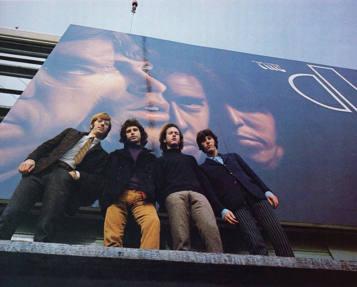 TheDoorsPod's tweet photo. Today in 1967, @TheDoors released their debut album &amp; single “Break On Through (To The Other Side).” To commemorate the occasion, Jac Holzman had the first ever music billboard put up on the Sunset Strip in LA for the world to see. What is your favorite track off the album? https://t.co/v2LDGE9Cvn