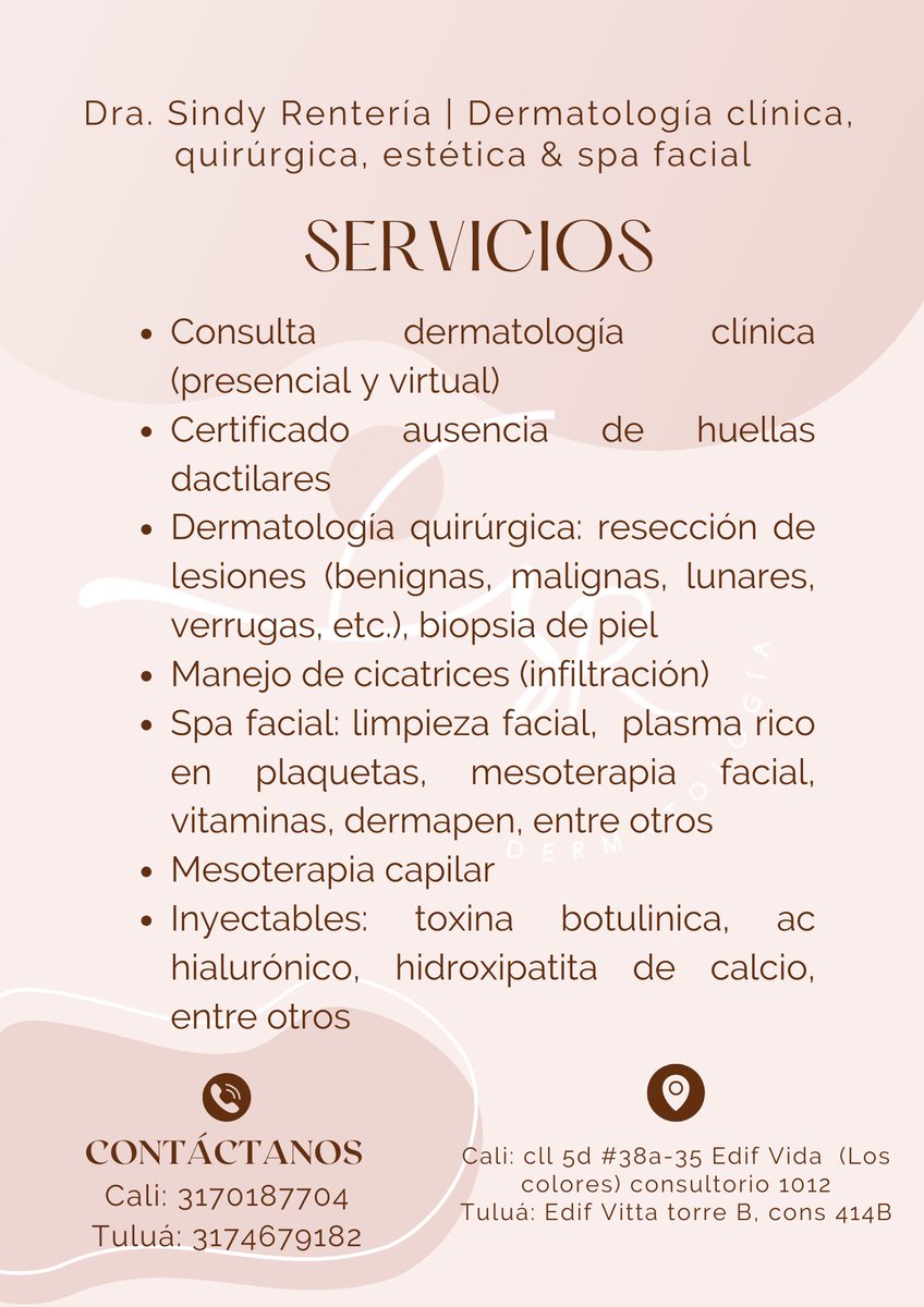 CindyRcp's tweet photo. No olviden agendar sus citas! Los espero 👩🏽‍⚕️♥️ https://t.co/hxjj3xkWX2