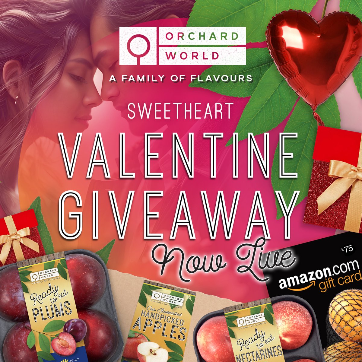 With Christmas but just a distant memory, we thought we would give you something else to look forward to! Our OrchardWorld Valentine’s hamper! ‘That’s early’ I hear you say. We want to be able to send this hamper out to you in time for Valentine’s Day, so we are a step ahead to