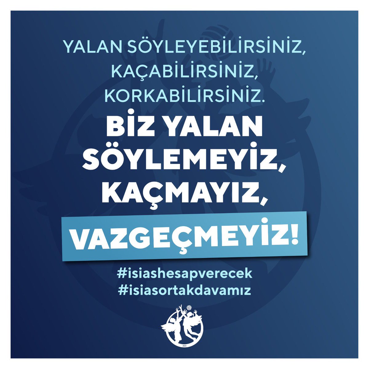 İzCan’ım senin için, sizin için,
Susmayacağız, Unutmayacağız, Vazgeçmeyeceğiz!

Sözümüzü tutacağız!

“Seni Seviyorum canım oğlum”

#isiasvicdansız
#isiasortadavamız