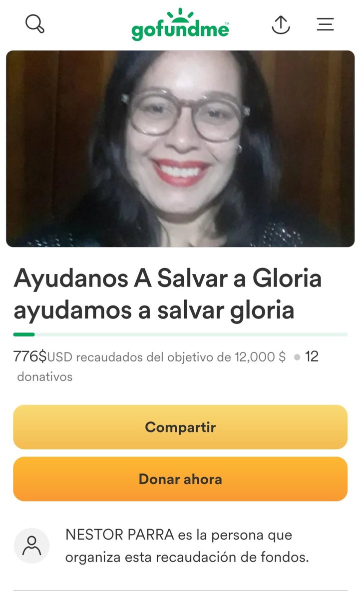 Rebeca_78's tweet image. Ayúdame a ayudar. Es la mamá de un amigo, incluso un RT es de gran ayuda 
gofund.me/9784b6dd