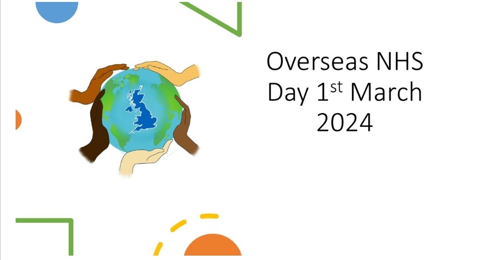 Are you an Internationally Educated colleagues working in a Health and Care organisation in SY? Then come and join our Overseas NHS celebration event on the 1st March. We have an exciting programme with great speakers. Book on via this bookwhen.com/syics-ir/e/ev-…