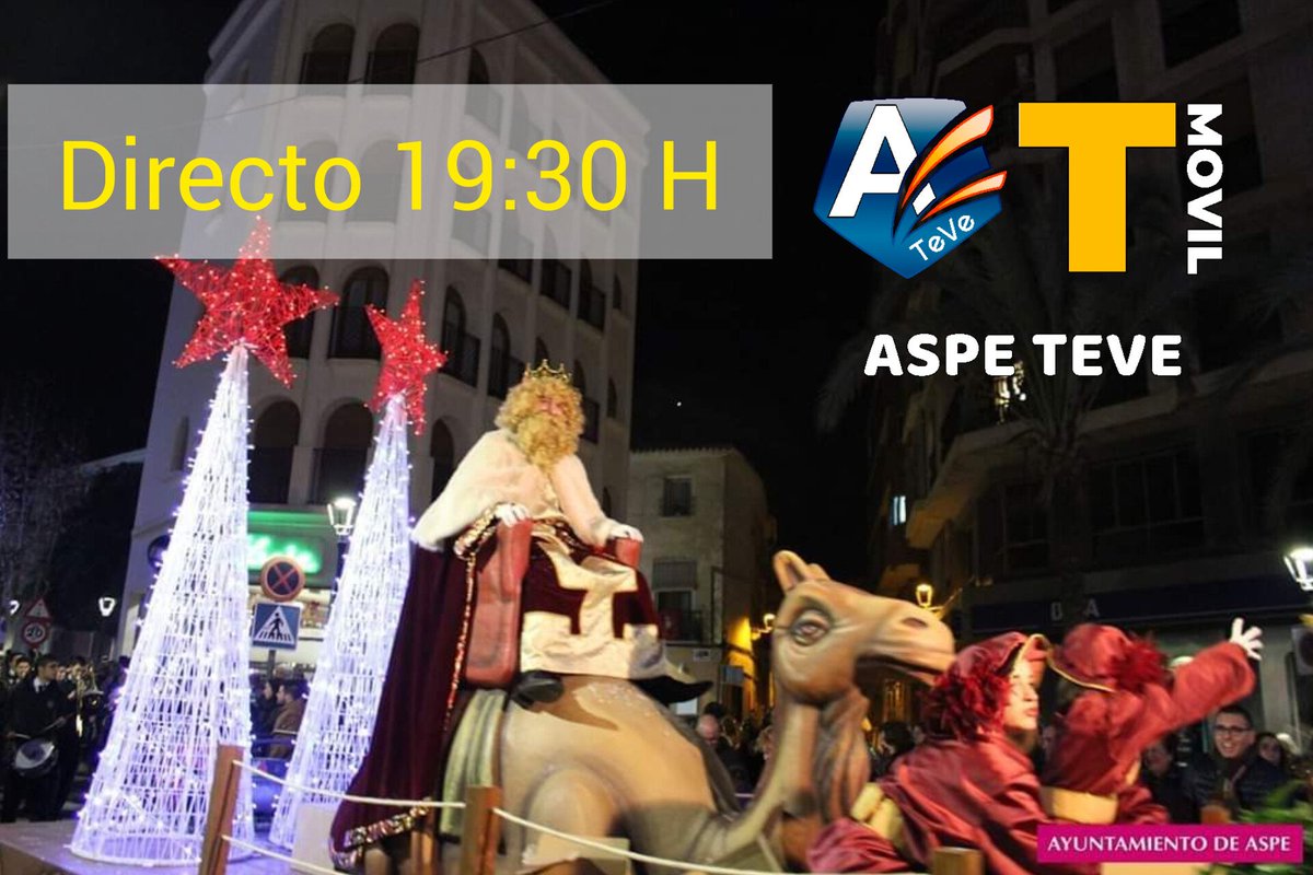 En Directo por Aspe TeVe y por nuestra página de Facebook
