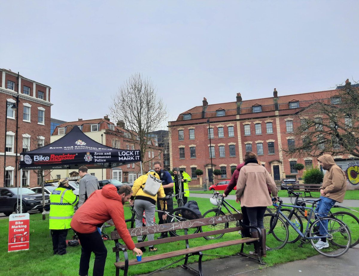 ASPBristol's tweet photo. Thank you to everyone who attended our BikeMarking Event today at Brunswick Square. It was a pleasure meeting you all, we manged to mark 25 bikes! ๐ฒ
If you missed out on today's event, keep an eye out on social media for future Bike Marking!
#bikemarkingevent #bikeregister https://t.co/1lscxzdGJr