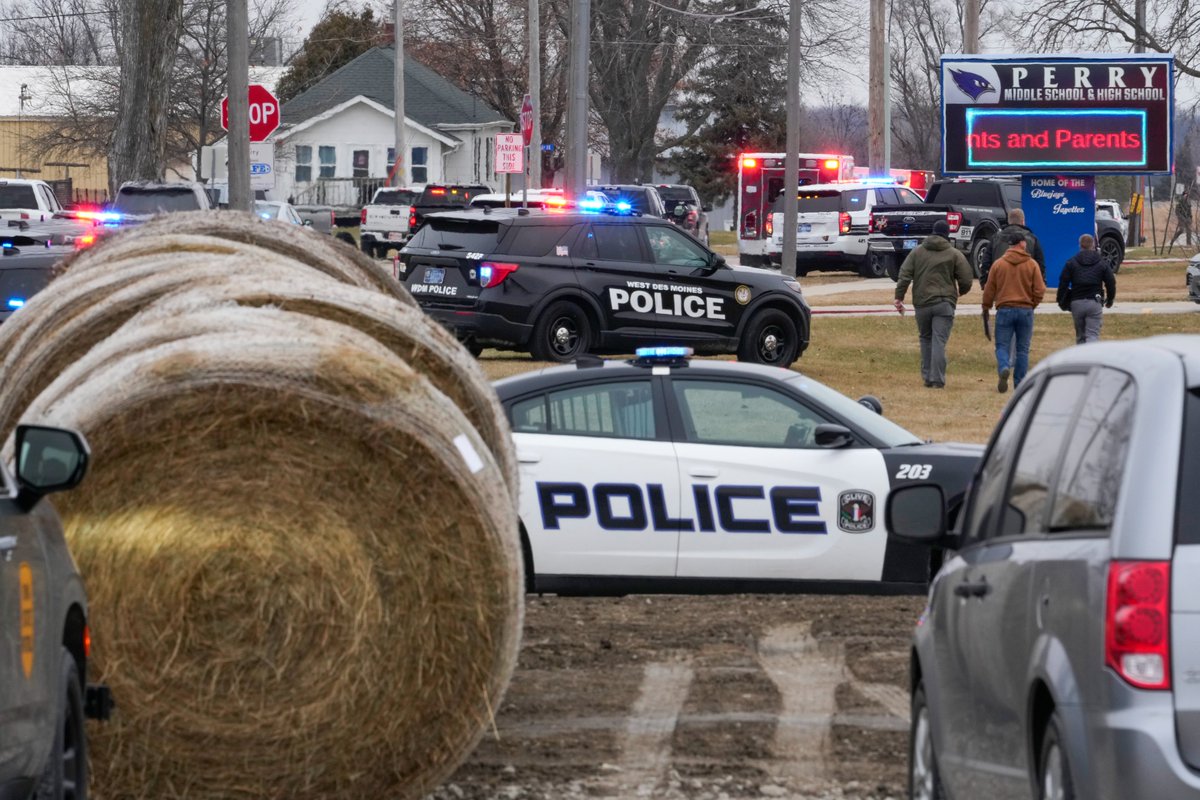 Photo from today.

Perry High School in Perry, Iowa.

(AP/Andrew Harnik)