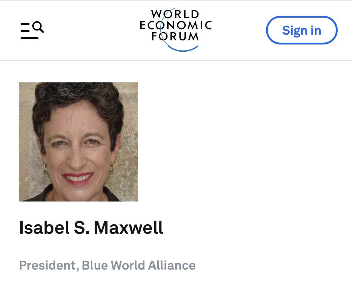 Did you know Ghislaine Maxwell's sister is part of the WEF?

Also, their father, Robert, was apparently a triple agent for MI6, the KGB, and Mossad. 

Robert's corpse was found floating in the Atlantic in 1991. 

The attendance of six serving and former heads of Israeli…