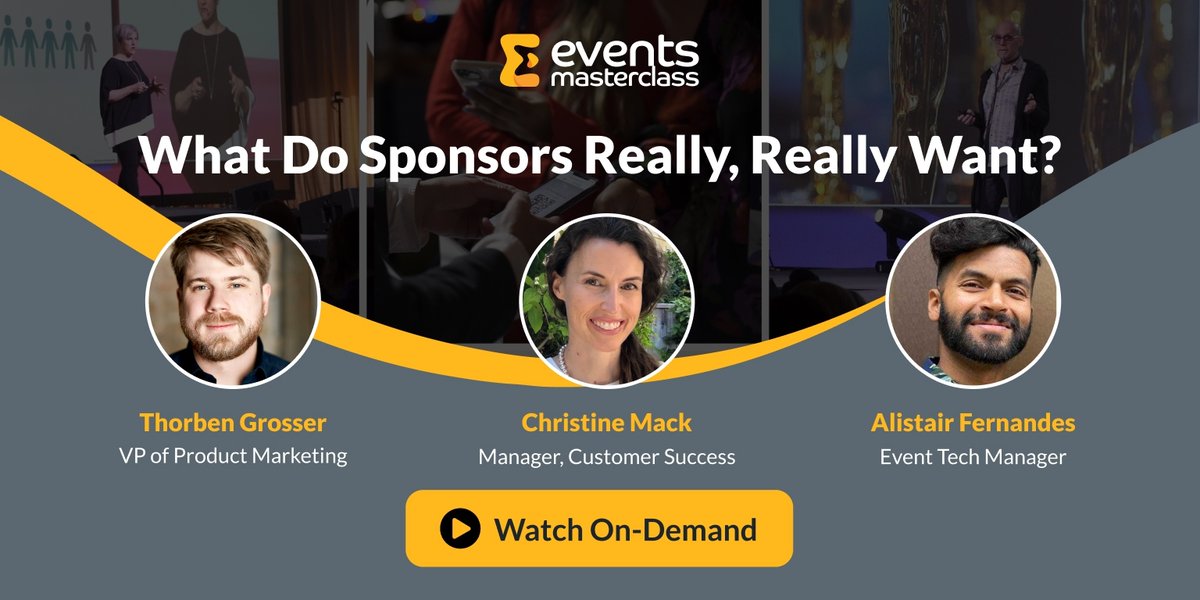 🎉 New year, new opportunities for event sponsorship!

Elevate your sponsorship strategy in 2024 with our most popular Events Masterclass session for event planners: What Do Sponsors Really, Really Want?

hubs.la/Q02ffGYq0