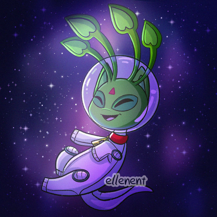 Alien Aisha! A dream pet of mine aaaa #Neopets