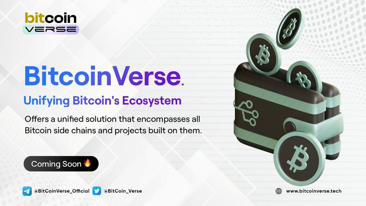 BitCoin_Verse's tweet photo. π Unlocking the potential of decentralized finance on Bitcoin side chains!π BitCoinVerse is set to redefine the DeFi landscape, supporting projects leveraging bitcoin sidechains and NFTs as powerful assets. Join the revolution! πΌ #BitcoinVerse #DeFiInnovation #CryptoRevolution https://t.co/O4BKwMoAOH